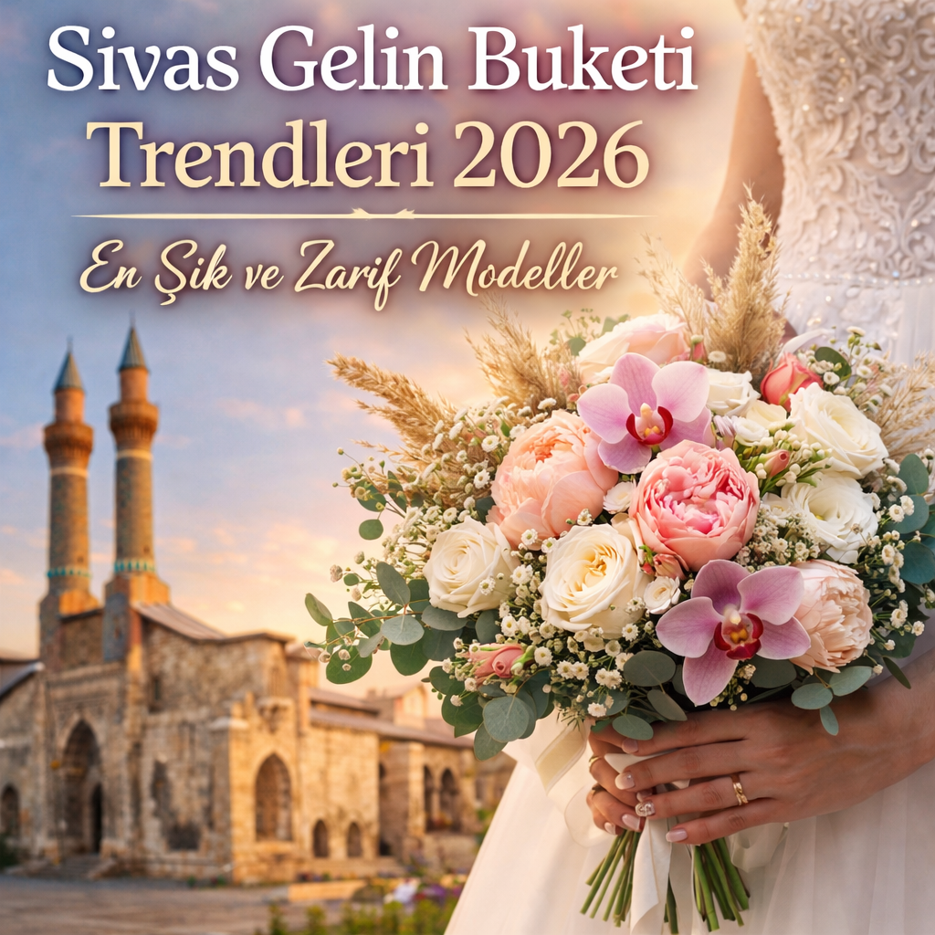 Sivas Gelin Buketi Trendleri 2026 | En Şık ve Zarif Modeller